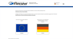 Desktop Screenshot of flexseal.de