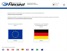 Tablet Screenshot of flexseal.de