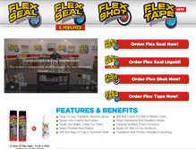 Tablet Screenshot of flexseal.ca